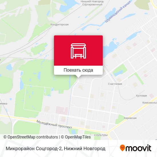 Карта Микрорайон Соцгород-2