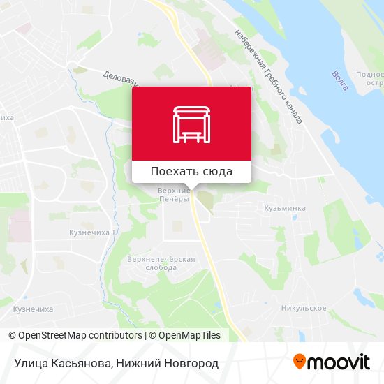 Карта Улица Касьянова