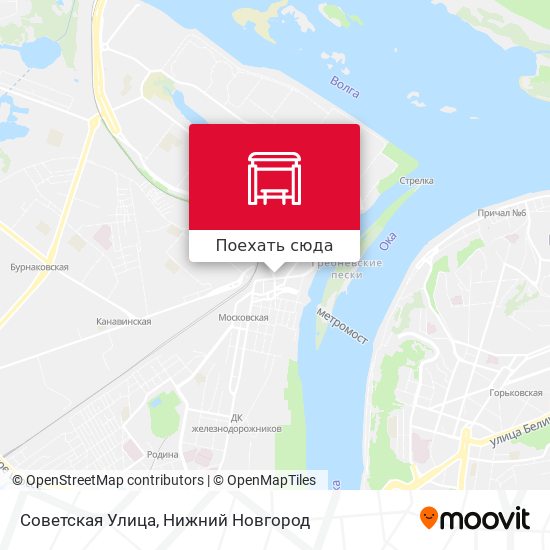 Карта Советская Улица