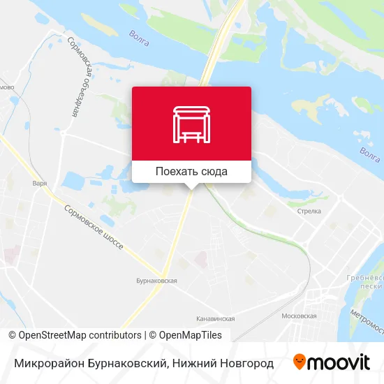 Карта Микрорайон Бурнаковский