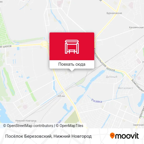 Карта Посёлок Березовский