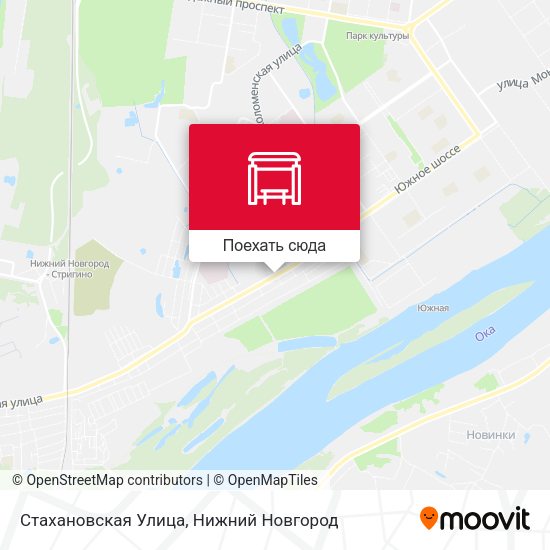 Карта Стахановская Улица