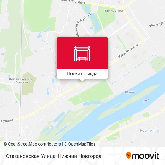 Карта Стахановская Улица