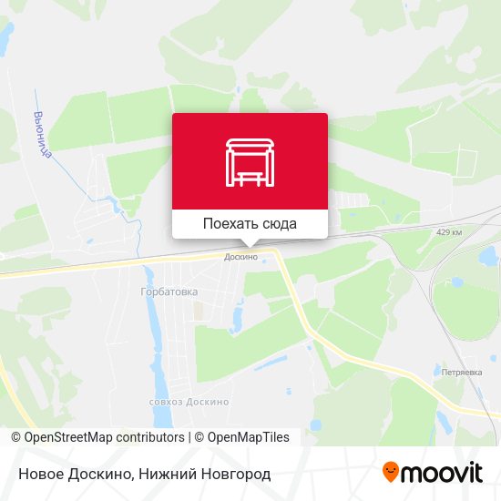 Карта Новое Доскино