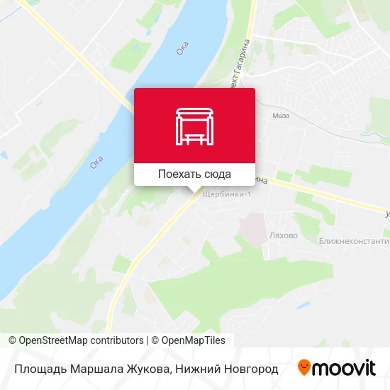 Карта Площадь Маршала Жукова