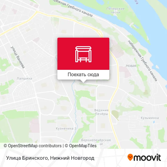 Карта Улица Бринского