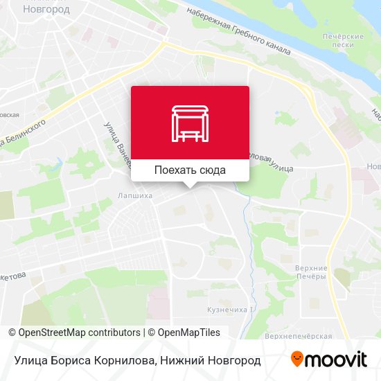 Карта Улица Бориса Корнилова