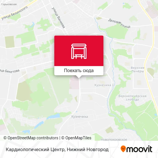 Карта Кардиологический Центр