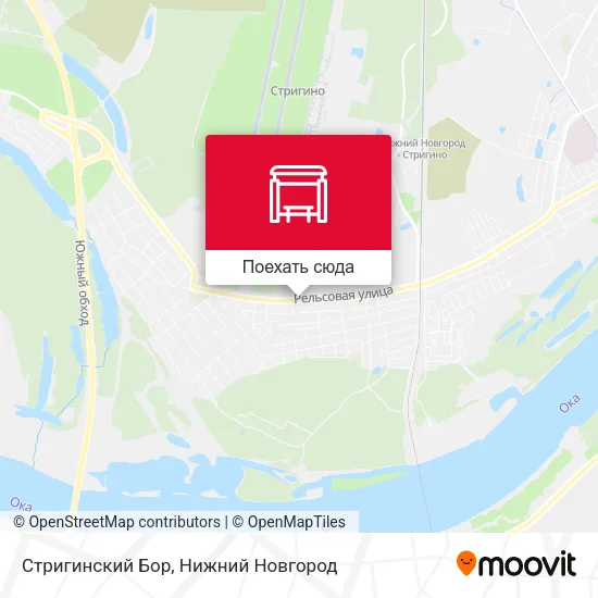 Карта Стригинский Бор