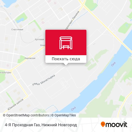 Карта 4-Я Проходная Газ