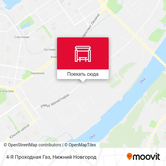 Карта 4-Я Проходная Газ