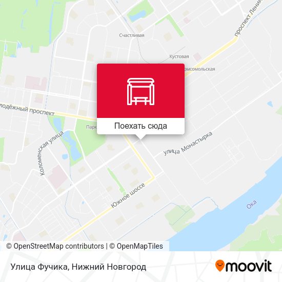 Карта Улица Фучика
