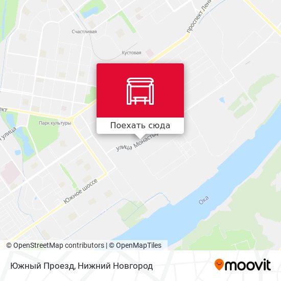 Карта Южный Проезд
