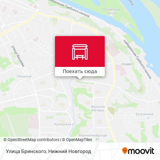 Карта Улица Бринского