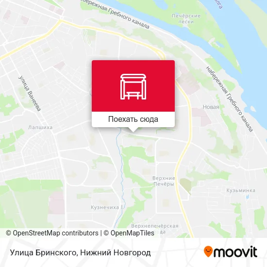 Карта Улица Бринского