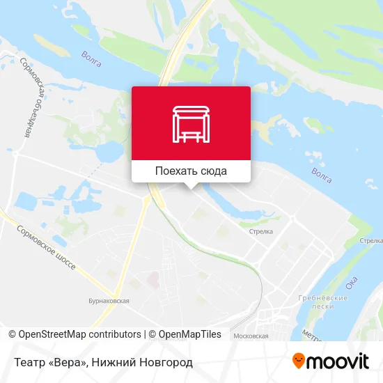 Карта Театр «Вера»