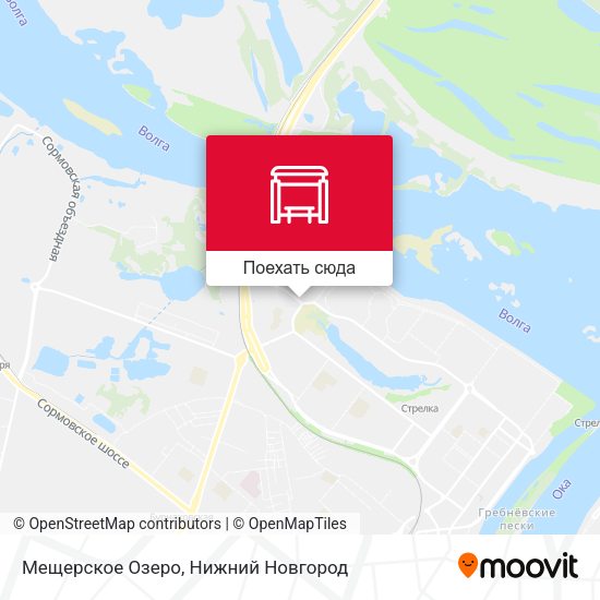 Карта Мещерское Озеро