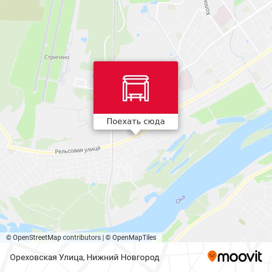 Карта Ореховская Улица