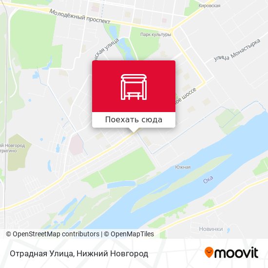 Карта Отрадная Улица