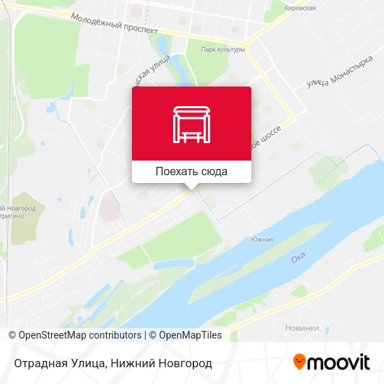 Карта Отрадная Улица