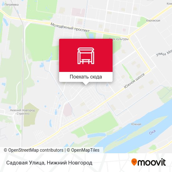 Карта Садовая Улица
