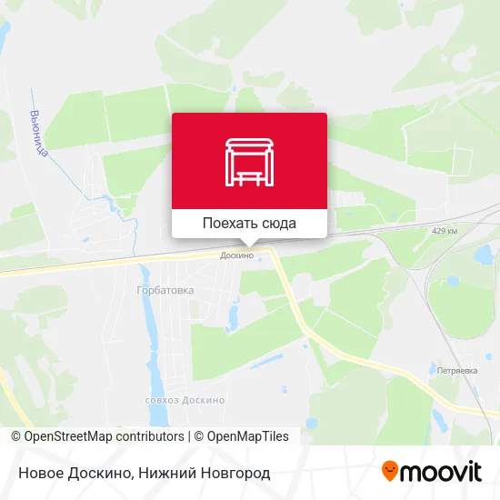 Карта Новое Доскино