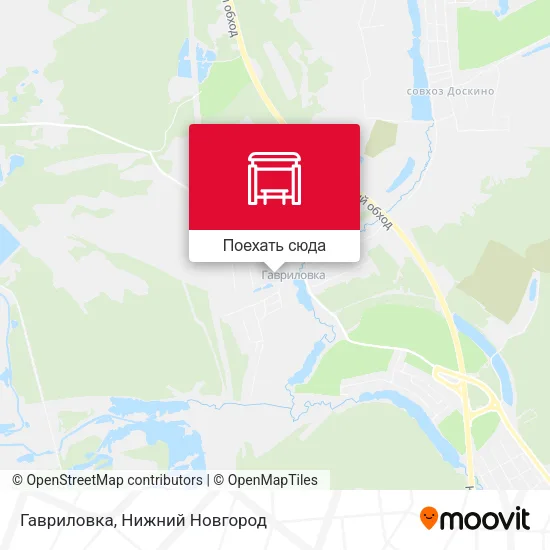 Карта Гавриловка