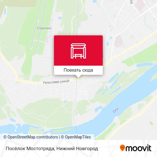Карта Посёлок Мостотряда