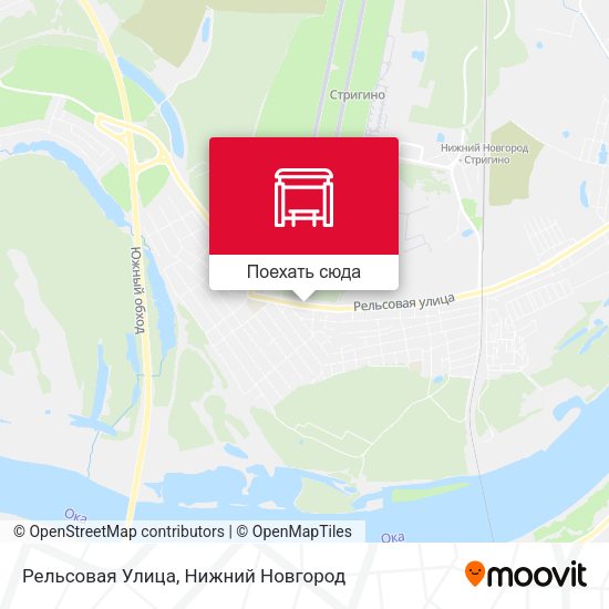 Карта Рельсовая Улица