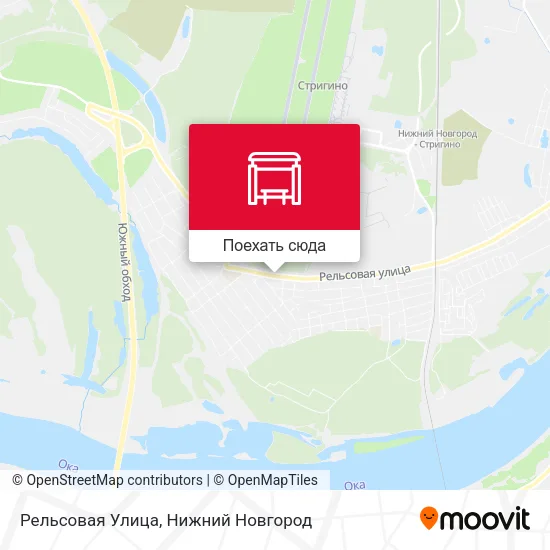 Карта Рельсовая Улица