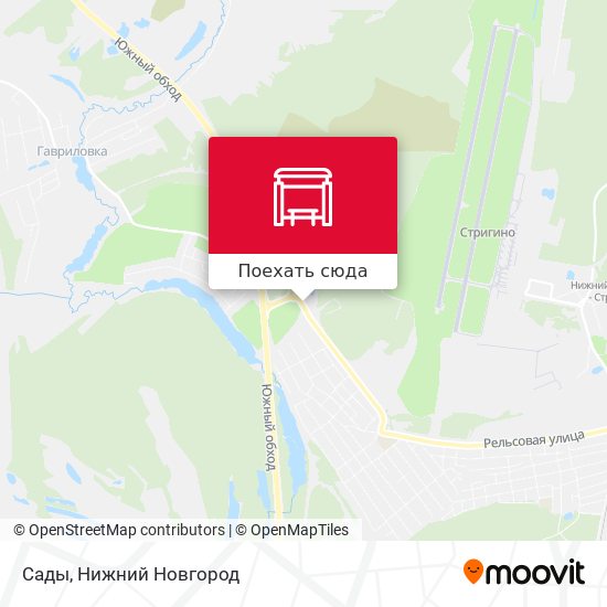 Карта Сады