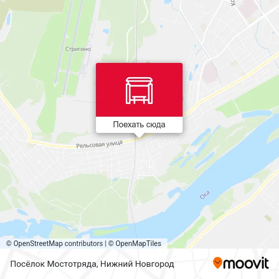 Карта Посёлок Мостотряда