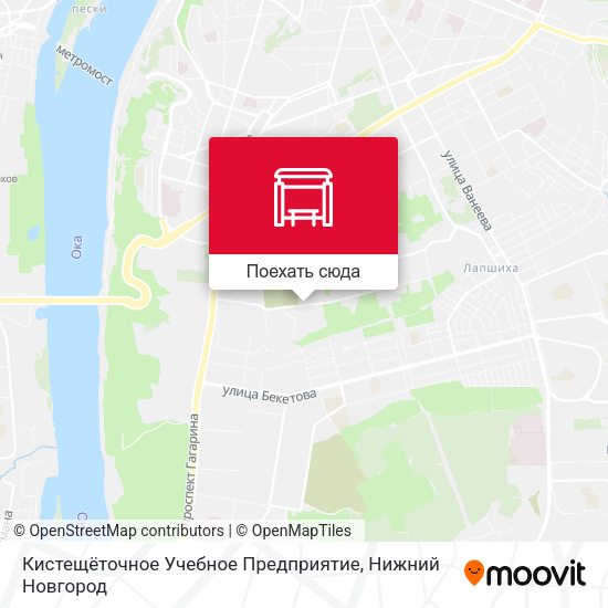 Карта Кистещёточное Учебное Предприятие