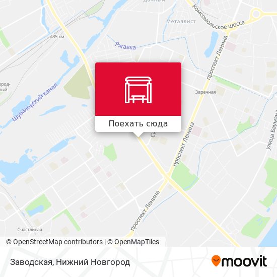 Карта Заводская