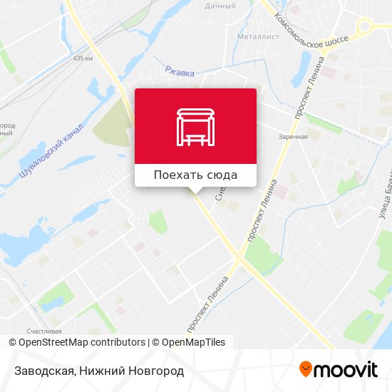 Карта Заводская