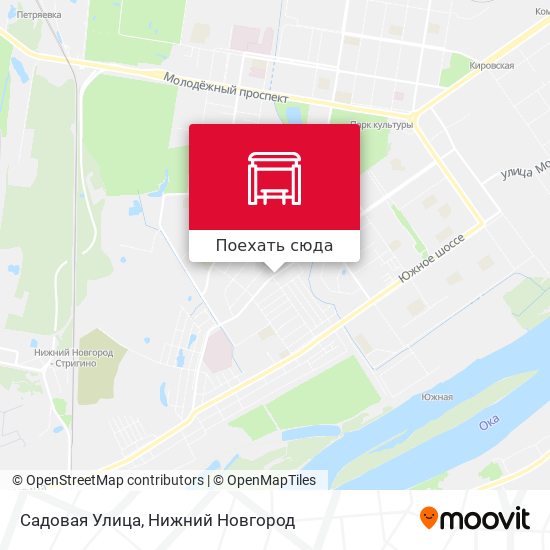 Карта Садовая Улица