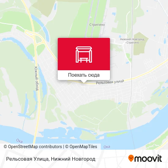 Карта Рельсовая Улица