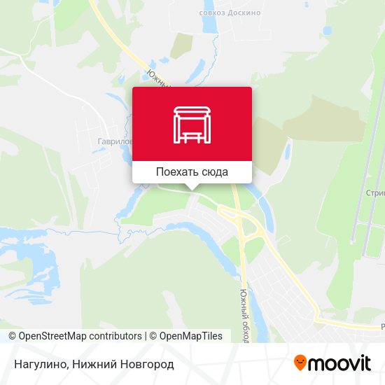 Карта Нагулино
