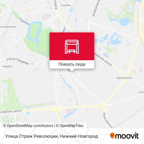Карта Улица Страж Революции