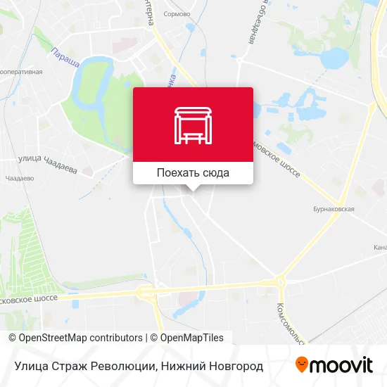 Карта Улица Страж Революции