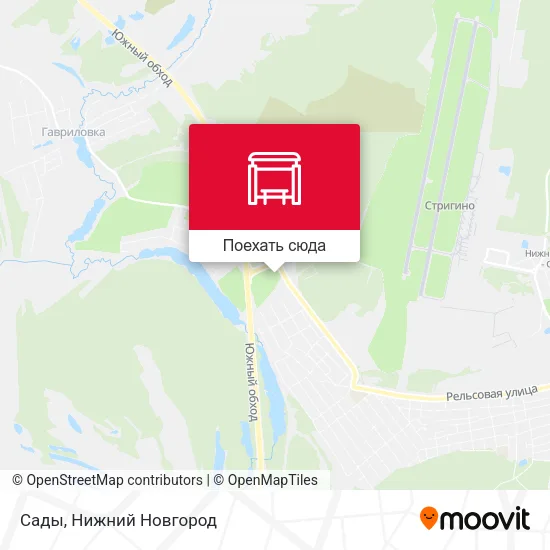 Карта Сады
