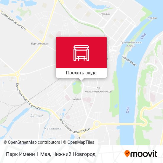 Карта Парк Имени 1 Мая
