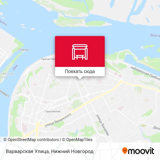 Карта Варварская Улица