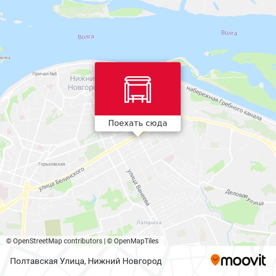 Карта Полтавская Улица