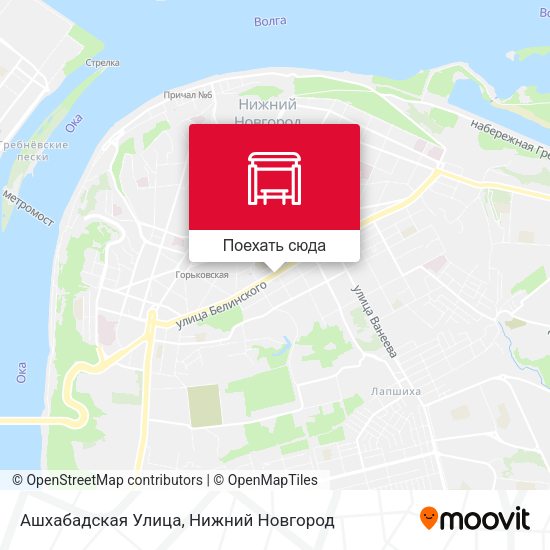 Карта Ашхабадская Улица
