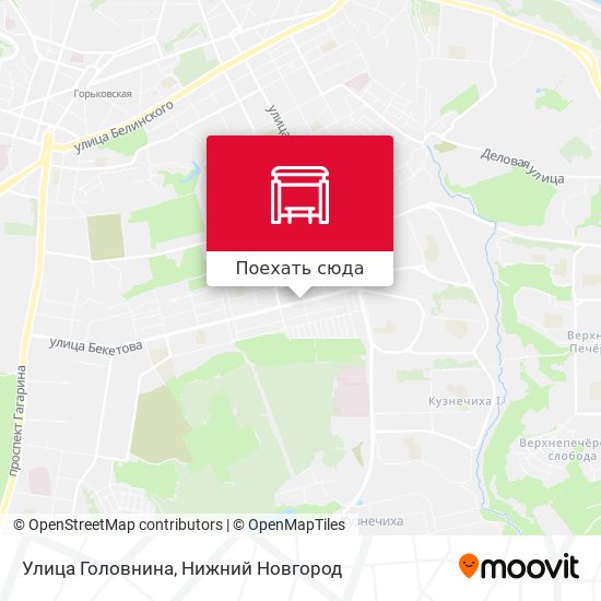 Карта Улица Головнина