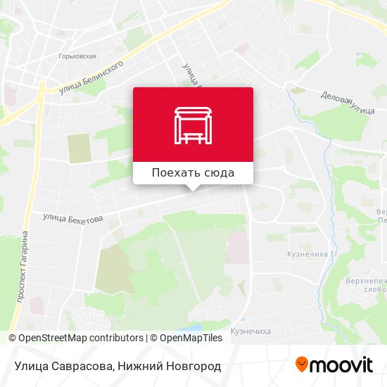 Карта Улица Саврасова