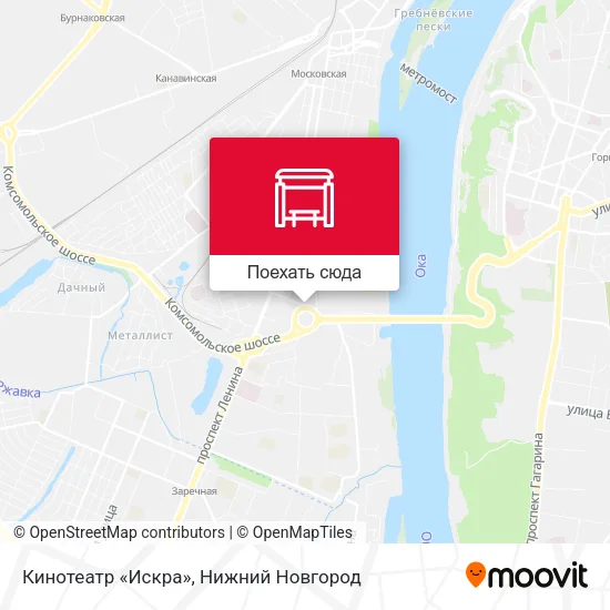 Карта Кинотеатр «Искра»