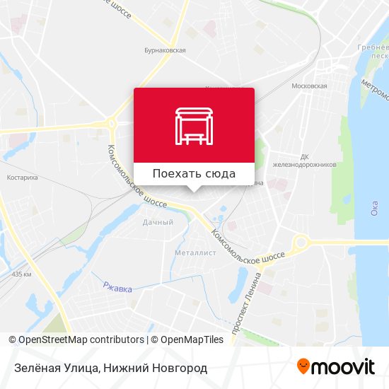 Карта Зелёная Улица