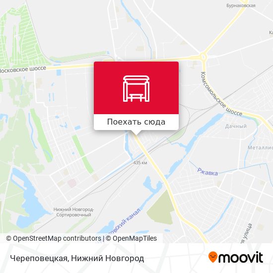 Карта Череповецкая